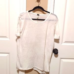 We the Free burnout cream camo tee